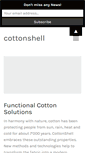 Mobile Screenshot of cottonshell.com