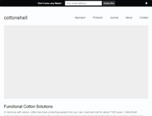 Tablet Screenshot of cottonshell.com